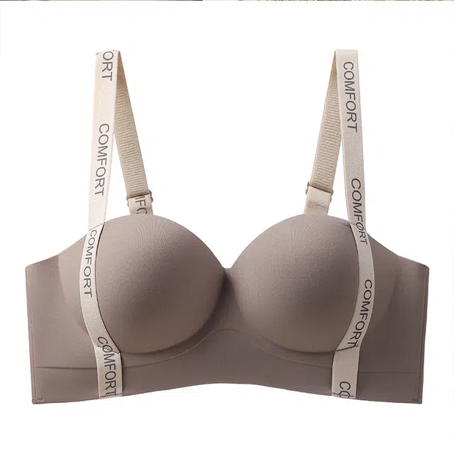 芬腾 小胸显大无痕抹胸式厚杯美背防下垂收副乳文胸 女款