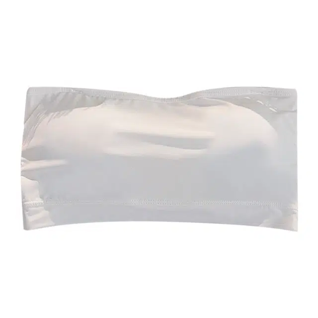 帕兰朵 纯色无痕薄款透气舒适防滑防走光简约休闲一字肩内搭抹胸内衣 女款 白色