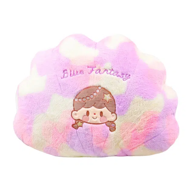 狐狸仙 贝壳抱枕 创意布娃娃 玩偶周边