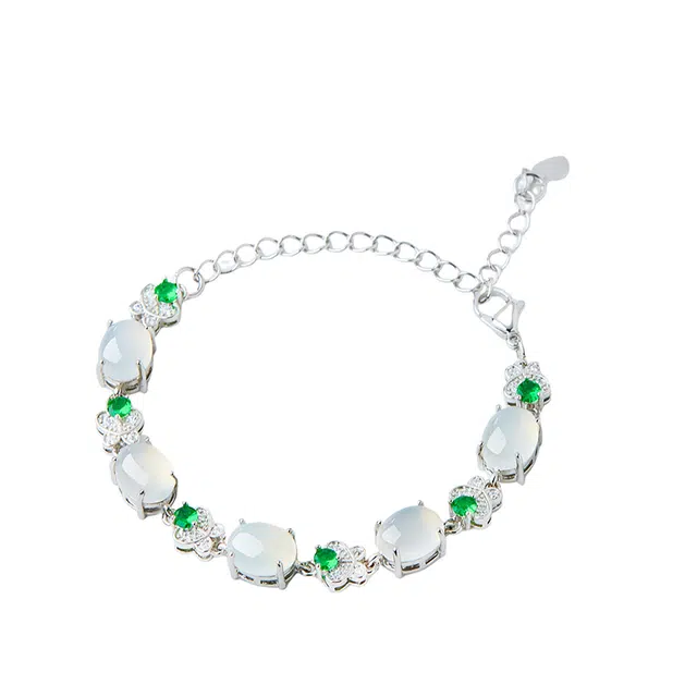 琳琯瑛 新中式国风小众设计高级感轻奢气质蛋面 玉髓 手链 女款