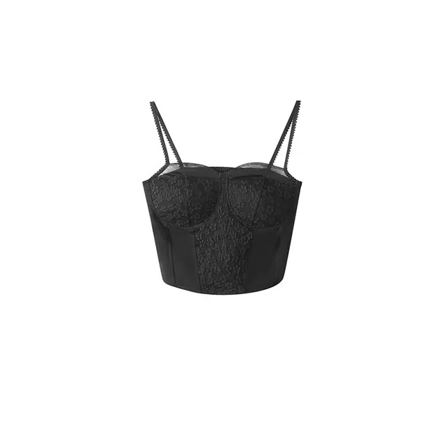 睦隆世家 聚拢防下垂性感美背性感蕾丝花边运动背心 女款