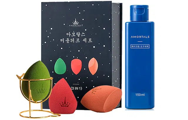 尔木萄 伪素颜底妆工具组合 星空美妆蛋礼盒