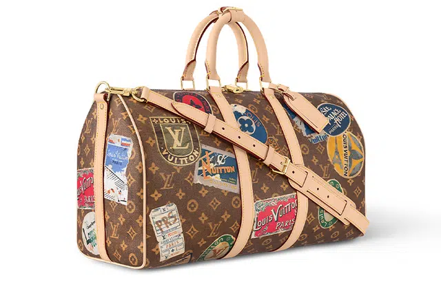 LOUIS VUITTON keepallBandoulire 45 Flight mode Monogram
