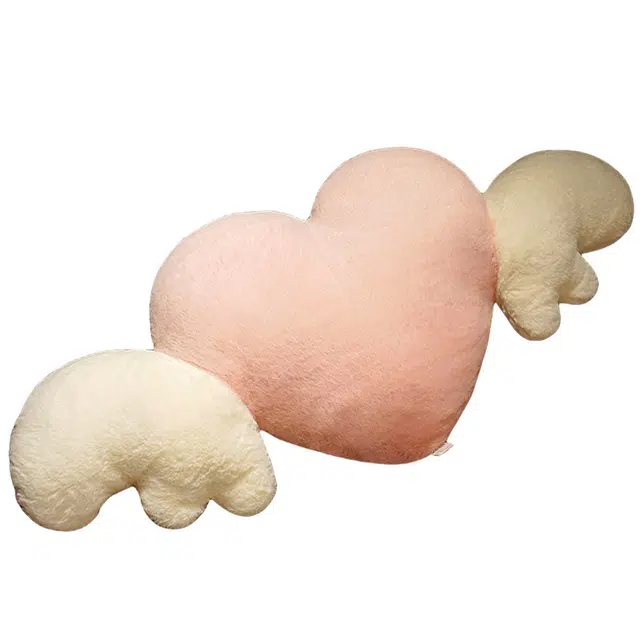 狐狸仙 可爱奶瓶天使 爱心云朵抱枕 玩偶 毛绒公仔