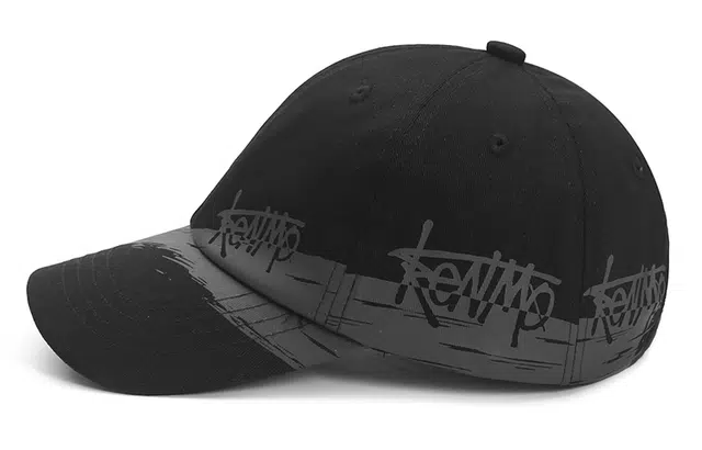 肯默 嘻哈街头潮酷涂鸦软顶显脸小  棉 鸭舌帽 男女同款情侣款