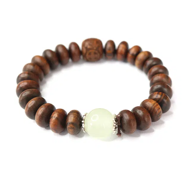 宝罗拉 文玩算盘珠 木作 手串 男女同款情侣款 花梨木