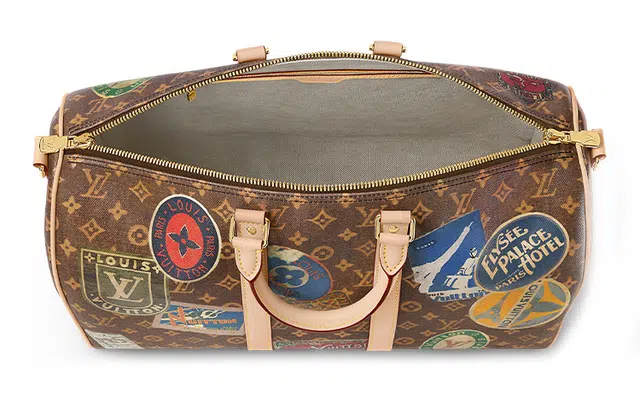 LOUIS VUITTON keepallBandoulire 45 Flight mode Monogram
