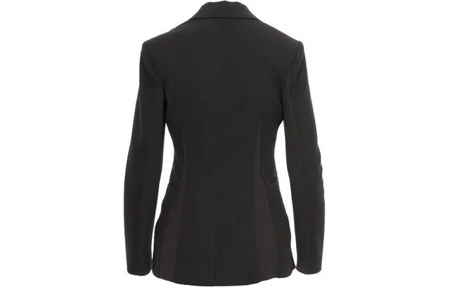 PINKO Dual-Fabric Single-Breasted Blazer