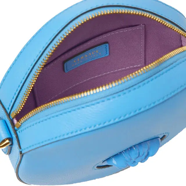 Versace La Medusa Chain Bag Blue