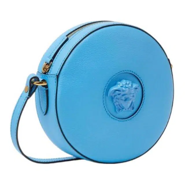 Versace La Medusa Chain Bag Blue