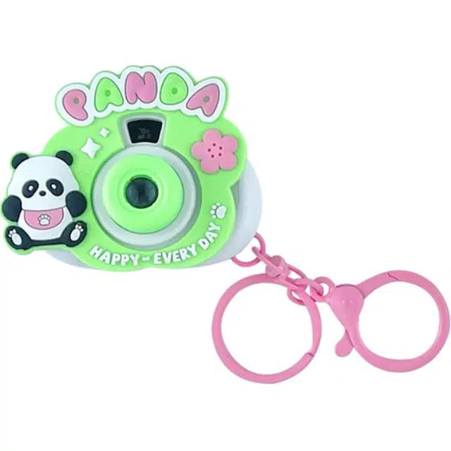 一点潮玩 熊猫宝宝出游投影挂件 学生背包钥匙扣挂饰 可爱 玩具