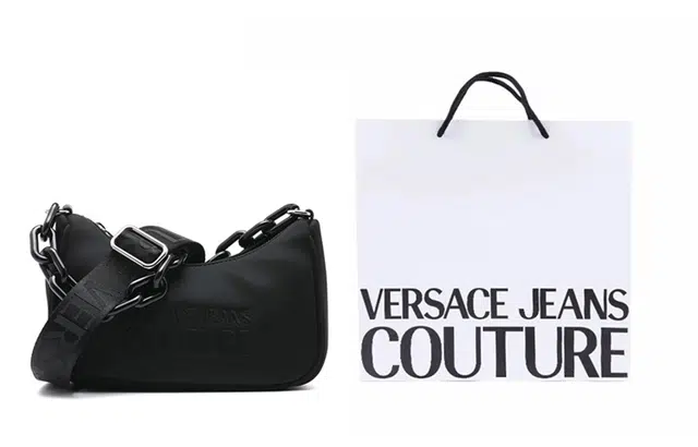 Versace Jeans Couture SS23 Logo Bag Small Black
