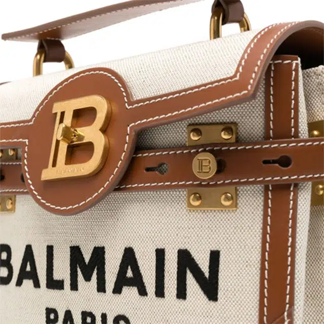 BALMAIN B-BUZZ 23 logo Tote
