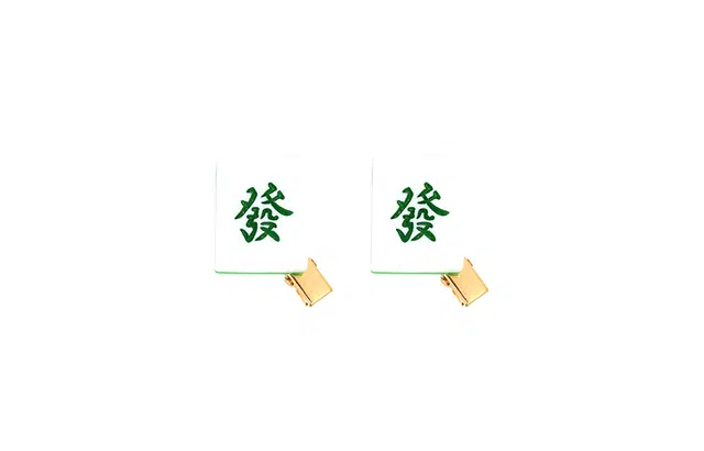 沂茹 仿真麻雀红中發财文字边夹发夹潮流时尚可爱搞怪刘海侧边夹女款发卡发饰头饰配饰