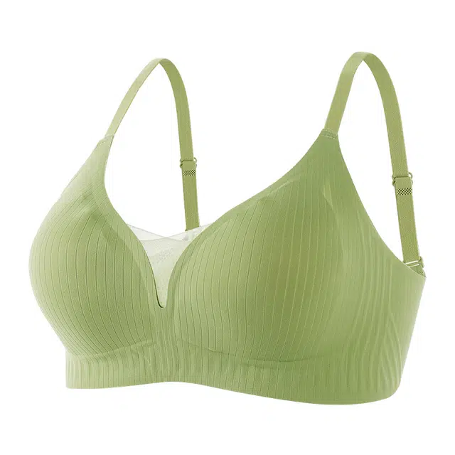 芬腾 无痕聚拢带胸垫无钢圈防下垂收副乳睡眠文胸 女款