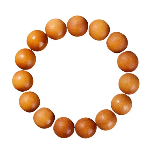 媚之吻 念珠佛珠 护身盘玩盘珠木质文玩 桃木 手串 男女同款情侣款