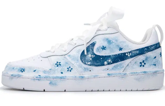 Nike Court Borough Low White Blue