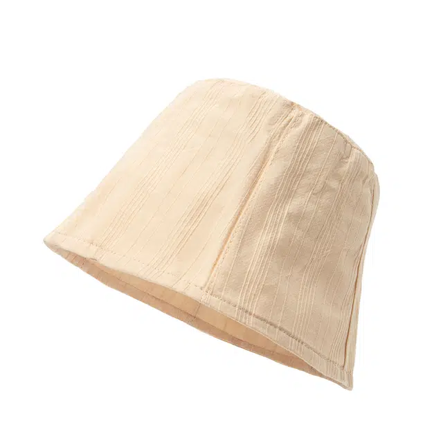 白卷 夏季户外遮阳帽简约纯色防晒 聚酯纤维 渔夫帽 男女同款情侣款