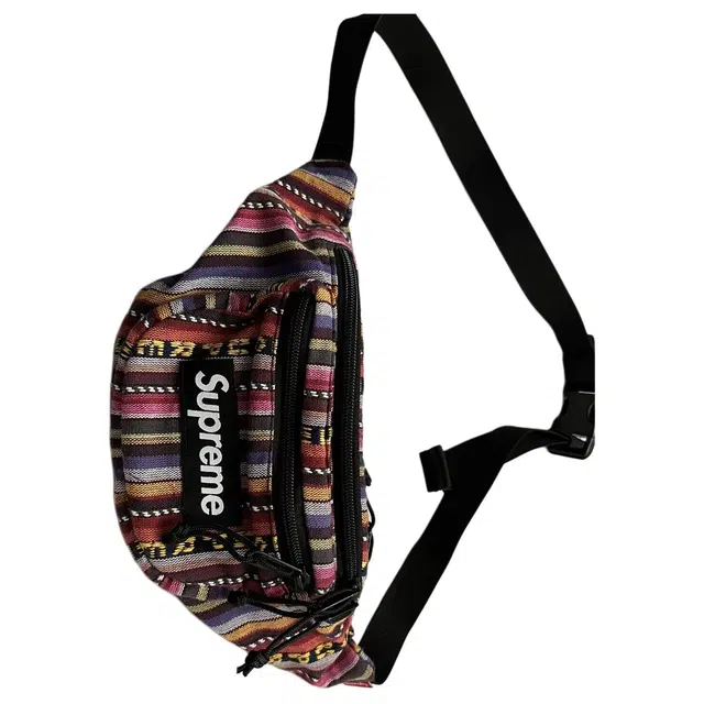 Supreme SS20 Week 9 Woven Stripe Waist Bag