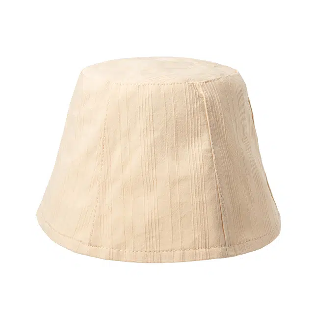 白卷 夏季户外遮阳帽简约纯色防晒 聚酯纤维 渔夫帽 男女同款情侣款