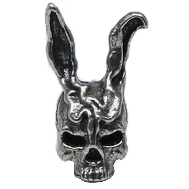 白木黑冰 兔骷幻影 新中式时尚潮流高级感小众设计 银铜合金 耳钉 女款