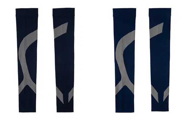 白卷 户外骑行开车运动冰袖 简约冰丝高弹条纹 防晒袖 男女同款情侣款