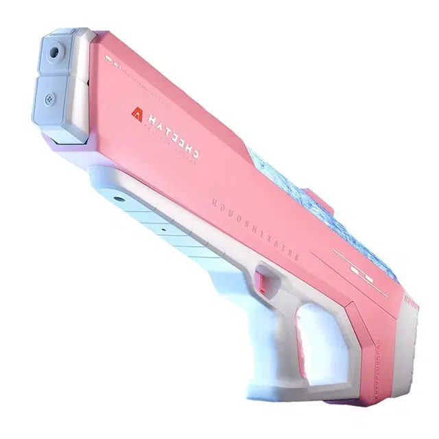简普森 加长呲水枪  电动连发 远射程水枪 自动高压吸水 枪型玩具