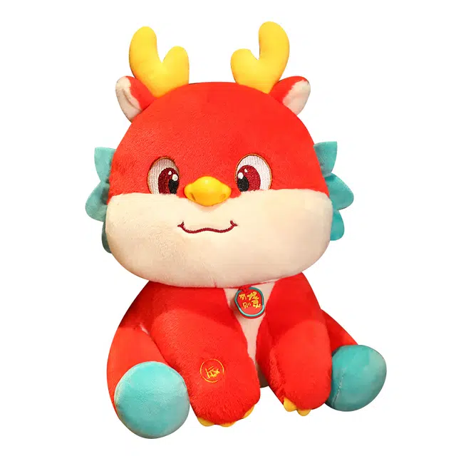 狐狸仙 波波娃龙火火 玩偶 毛绒公仔