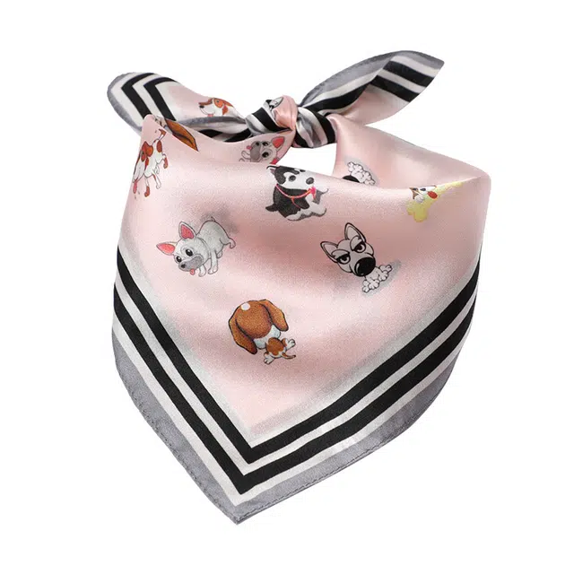 杭丝路 宝宝  婴儿小方巾 围巾真丝纱巾三角围脖 丝巾 儿童款