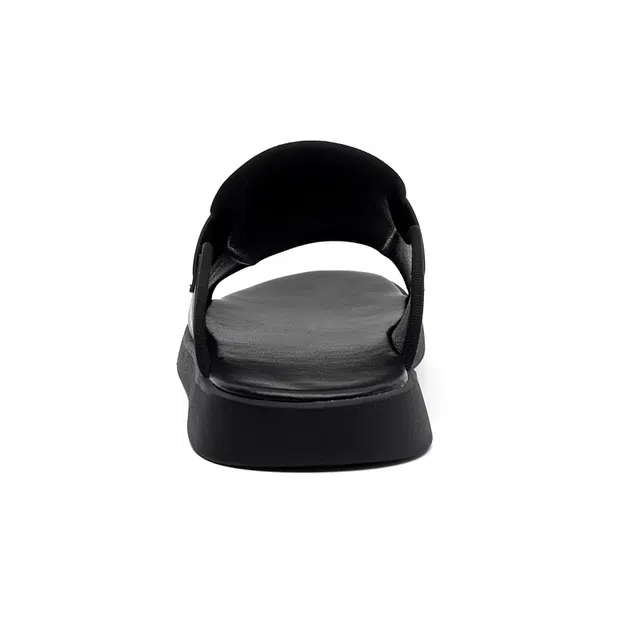 圣大骑士 舒适百搭 经典简约 橡胶底 防滑防磨一字拖鞋 男款 黑色