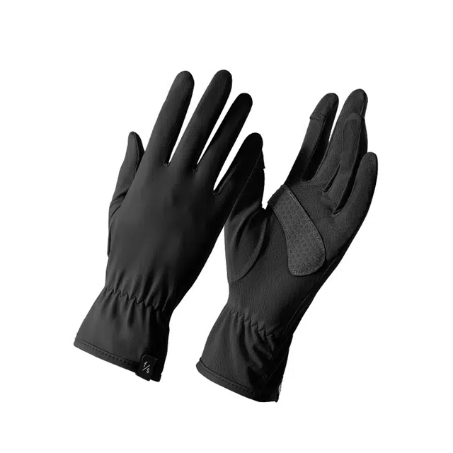 浪莎 防紫外线冰丝防滑可触屏手袖开车骑行钓鱼 防晒手套 女款