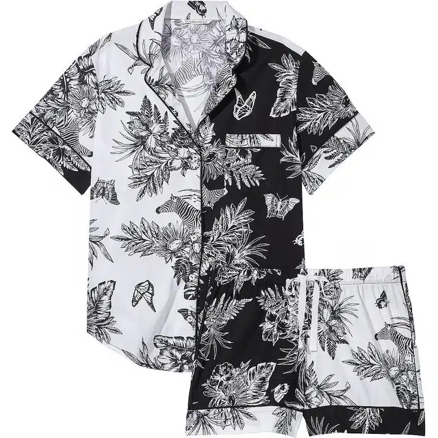 Victoria's Secret Solid color short sleeved elasticwhite