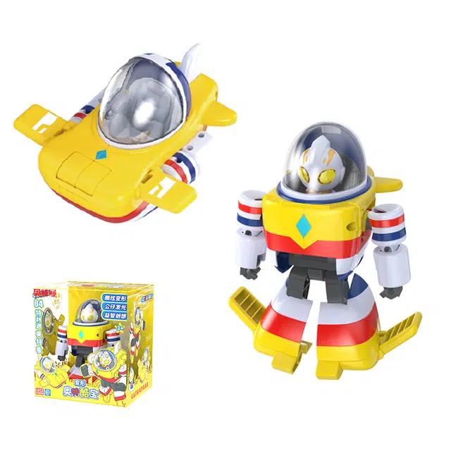 灵动创想 奥特曼 酷宝系列 变形 玩具 迪迦赛罗特利迦