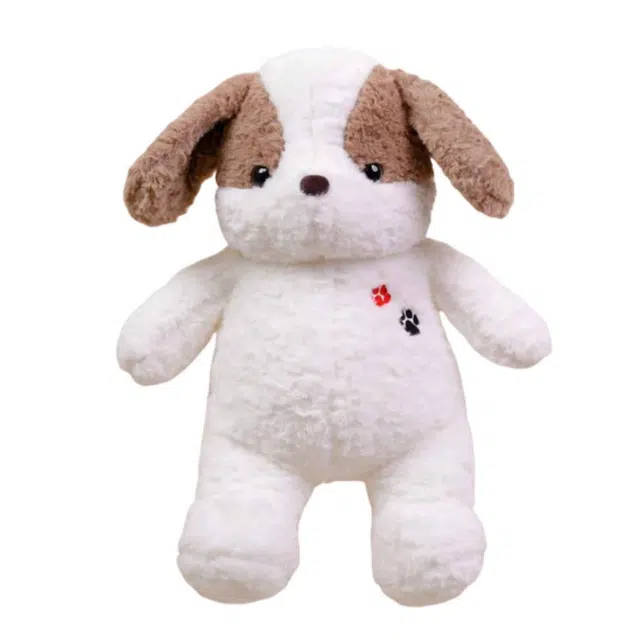 咔噜噜 搞怪 清新 卷毛站姿狗狗 安抚布娃娃睡觉抱枕 玩偶 毛绒公仔