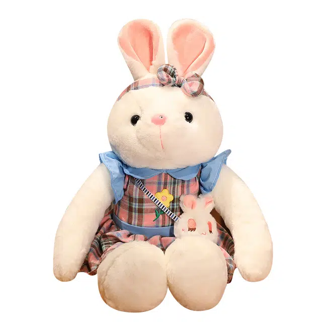狐狸仙 可爱兔子布娃娃 小白兔 玩偶 毛绒公仔