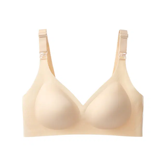 英氏 抑菌薄款喂奶防下垂纯色文胸 女款