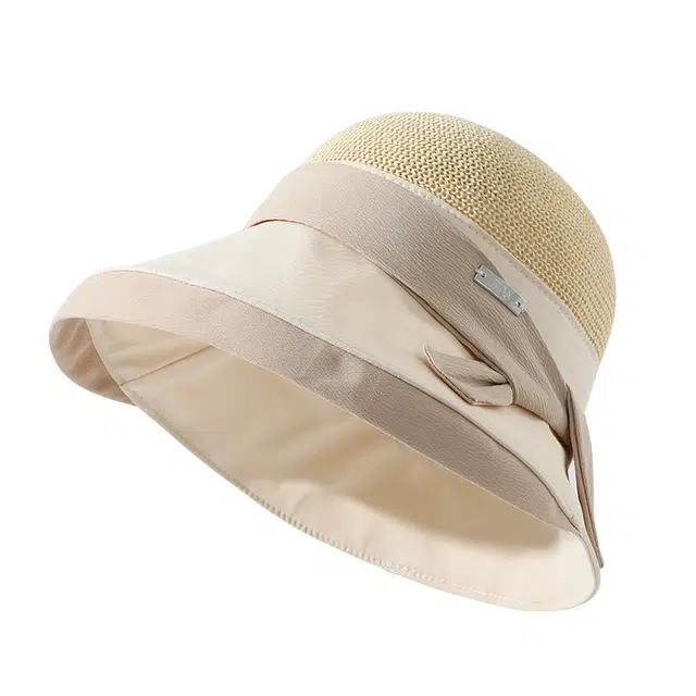 浪莎 卷边遮阳防紫外线防晒帽 户外盆帽户外出行登山露营太阳帽 棉 渔夫帽 女款