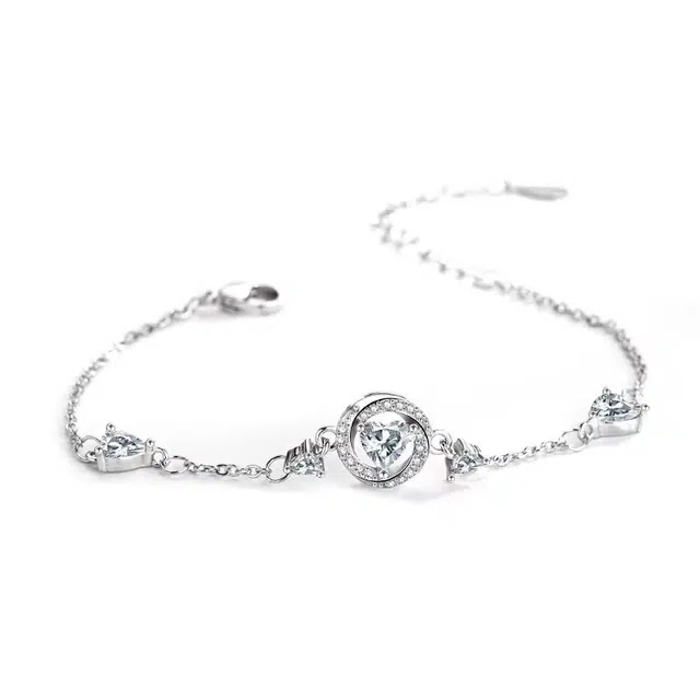 大唐国鼎 莫比乌斯爱心 合金 手链 女款