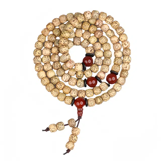 梨云暮雪 新中式 文玩佛珠 念珠 老形珠 老陈籽 百搭 星月菩提 珠串 男女同款情侣款