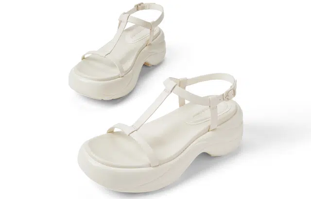 CHARLESKEITH ck PU 6.5cm CreamSilver