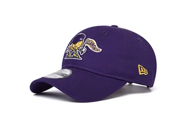 New Era Los Angeles Lakers NBA Cartoon Embroidered Cotton Cap Purple