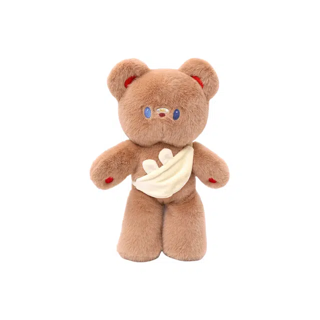 嗷嗷熊 泰迪熊 可爱小兔包小熊布娃娃 玩偶 毛绒公仔