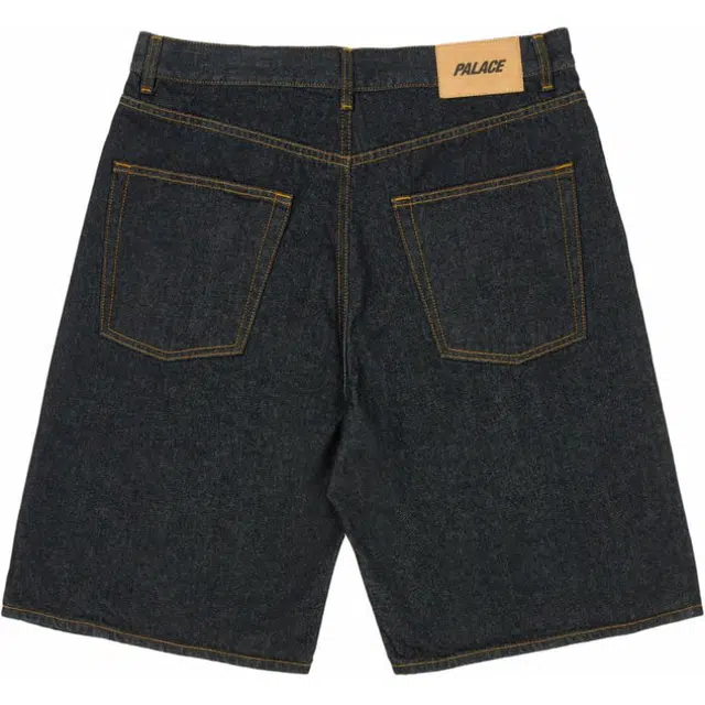 PALACE SS24 JEAN SHORT INDIGO WASH