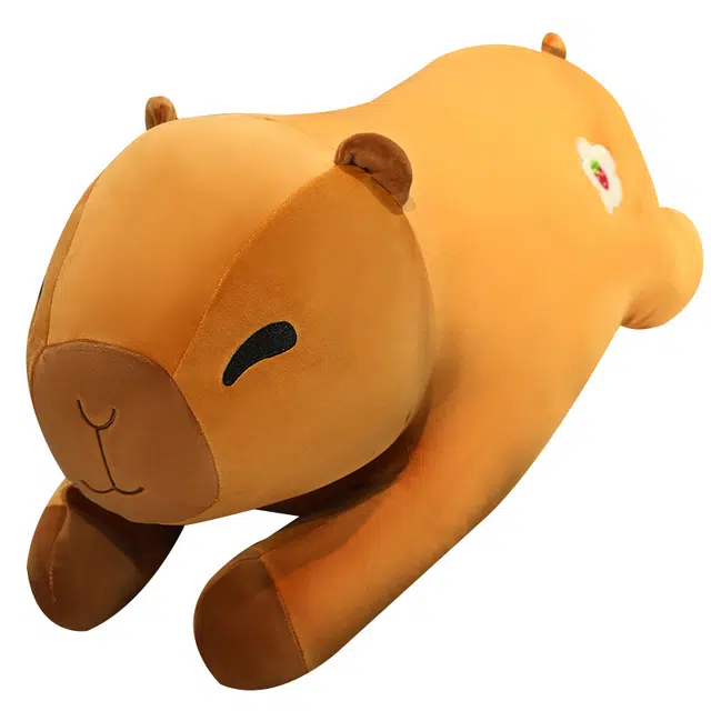 狐狸仙 可爱水豚抱枕 玩偶 毛绒公仔