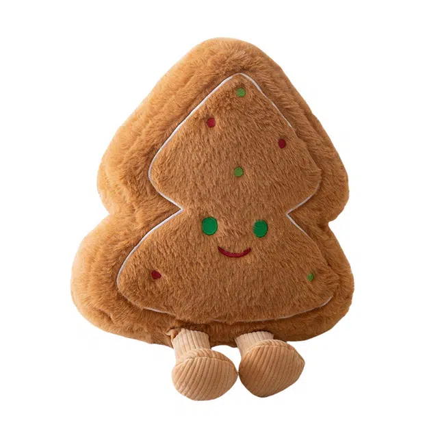 嗷嗷熊 姜饼星星树抱枕 玩偶 毛绒公仔