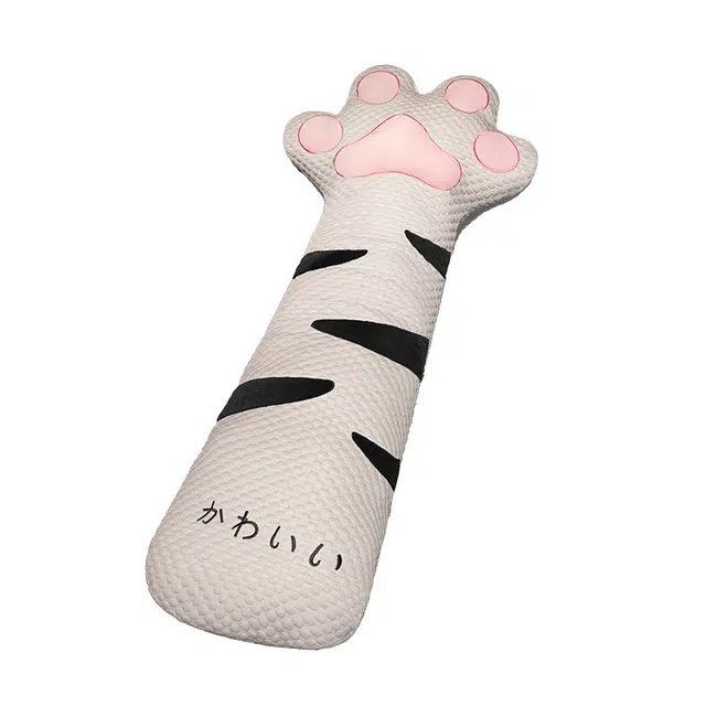 咔噜噜 冰豆豆猫爪抱枕长条枕 玩偶 毛绒公仔