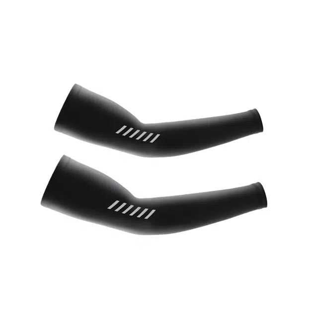 浪莎 加大冰丝袖套开车练车骑行钓鱼防紫外线套袖护臂 防晒袖 男款