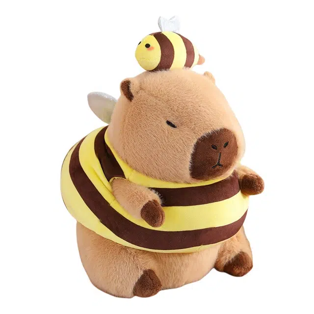 咔噜噜 多变豚门卡通水豚 可脱衣抱枕 玩偶 毛绒公仔