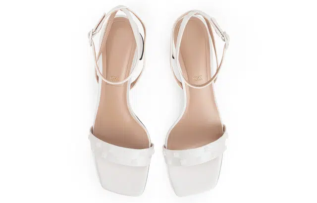 CHARLESKEITH PU 6cm WhiteSilver