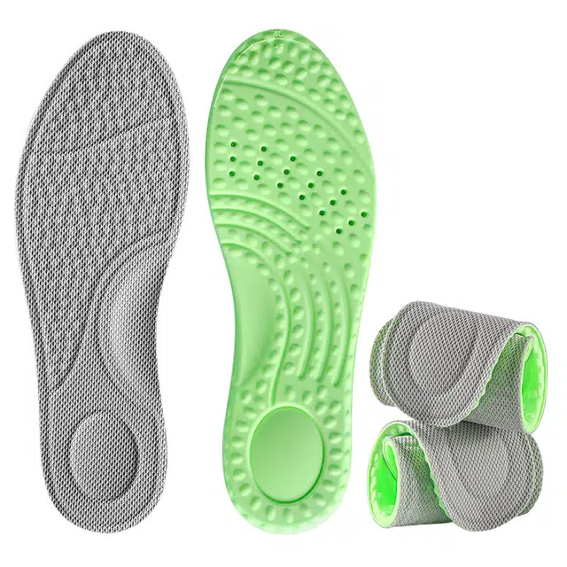 足印部落 艾草抗菌防臭运动减震踩屎感吸汗防臭 鞋垫 男女同款情侣款